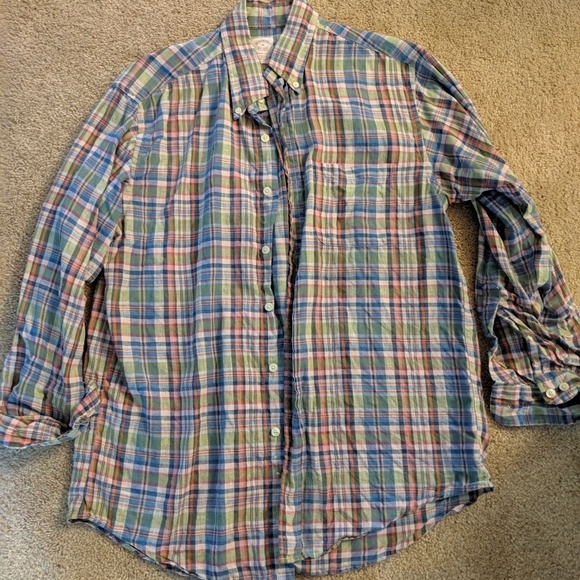Rainbow Plaid Shirt